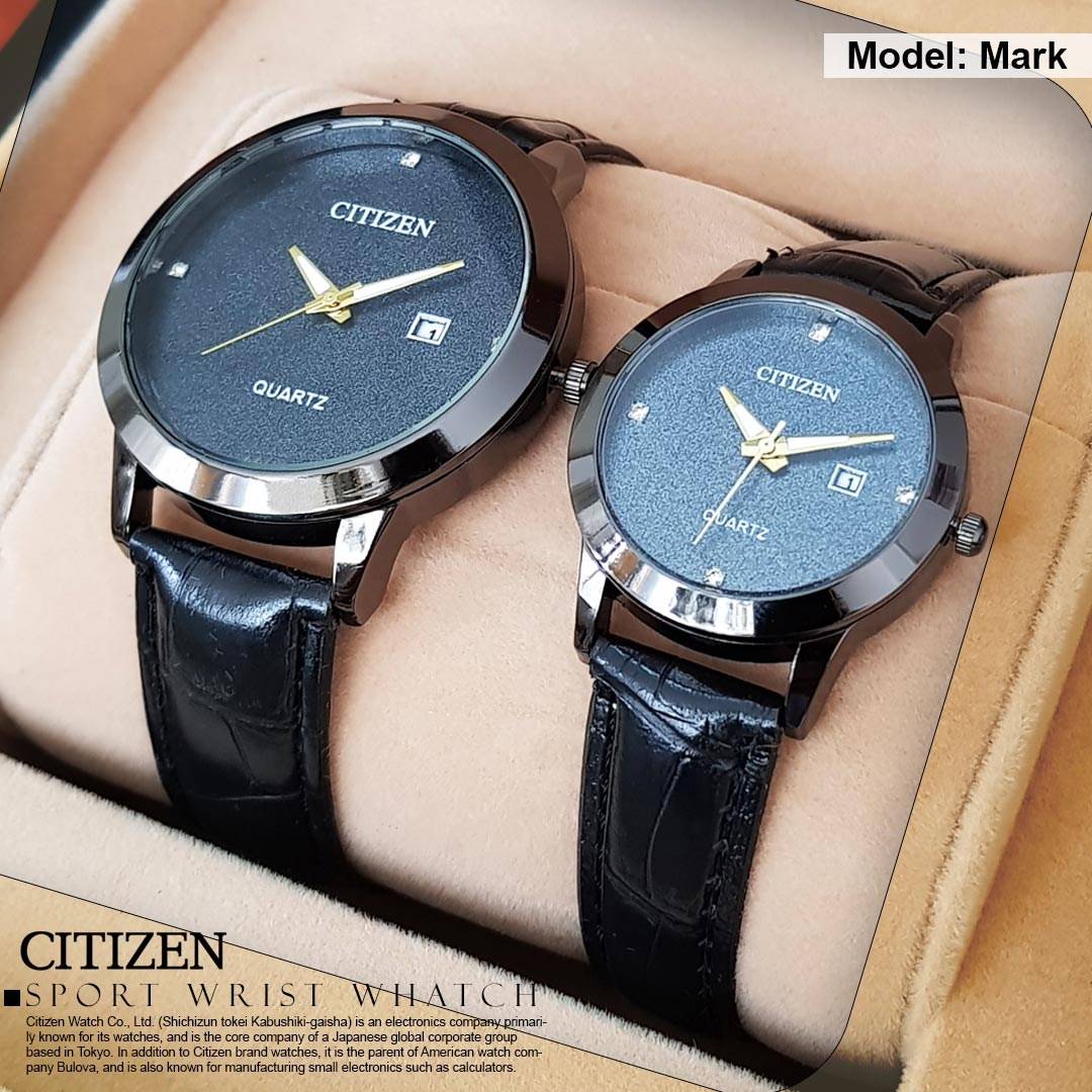 ست ساعت Citizen مدل Mark(تمام مشکی) -